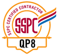 Logo stating SSPC Certified Contractor