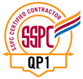 Logo stating SSPC Certified Contractor