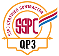 Logo stating SSPC Certified Contractor